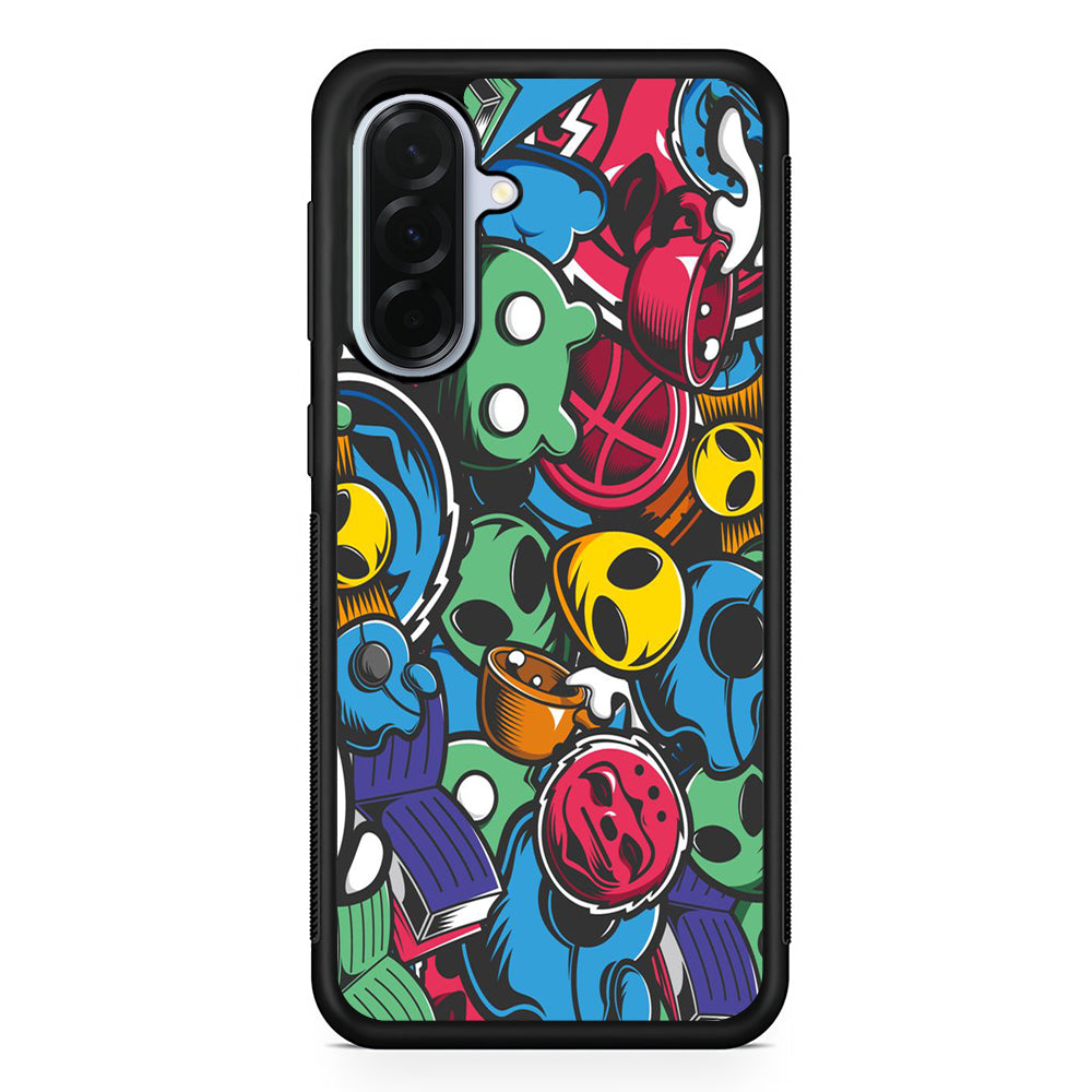 Doodle 001 Samsung Galaxy A36 Case | Durable Samsung Galaxy A36 Protective Case