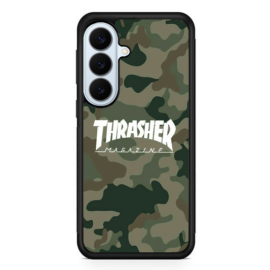 Thrasher Magazine Green Army Samsung Galaxy S26 Plus Case | Lightweight Protective Phone Cover