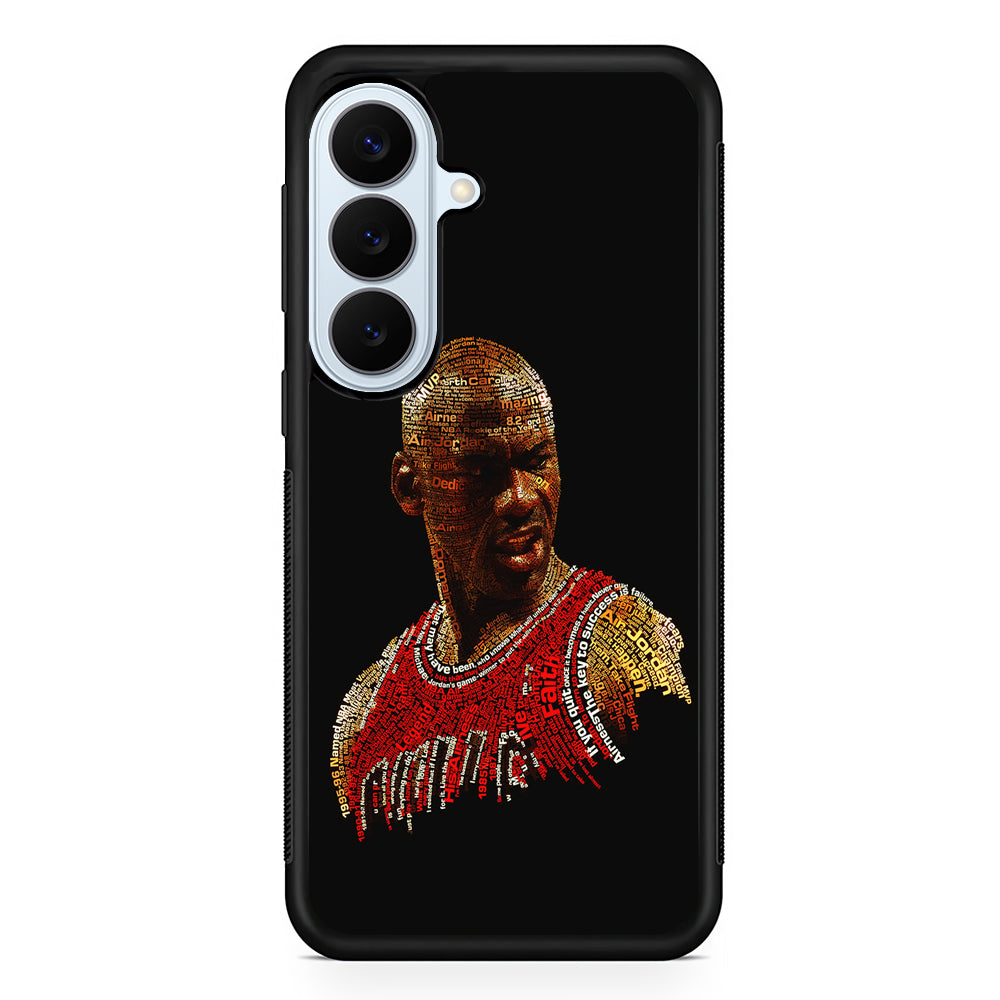 Jordan Typography Art Samsung Galaxy S26 Plus Case | Lightweight Protective Phone Cover