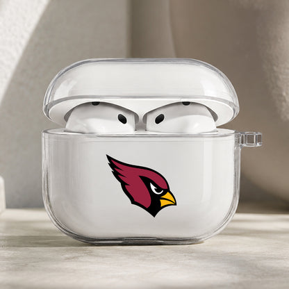 NFL Arizona Cardinals Symbol Protective Apple AirPods Pro 3 Clear Case | Shockproof Cover