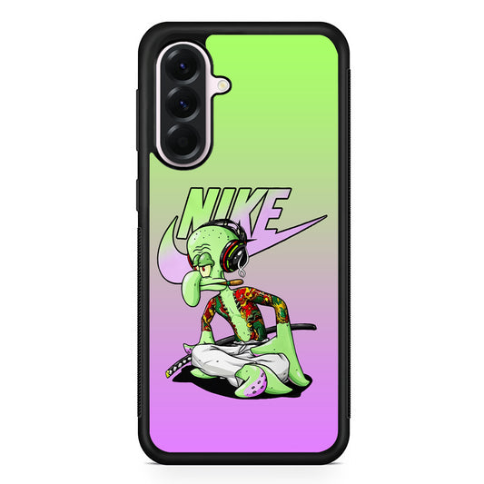 Nike Squidward Gangster Samsung Galaxy A56 Case | Samsung Galaxy A56 Protective Rubber Case