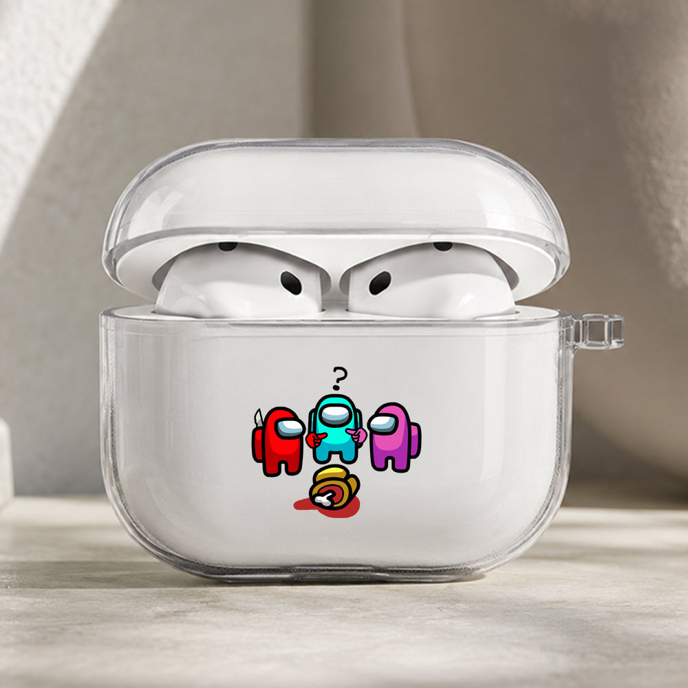 Among US Who Did That Protective Apple AirPods Pro 3 Clear Case | Shockproof Cover