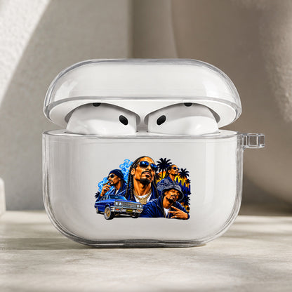 Snoop Dogg West Coast Protective Apple AirPods Pro 3 Clear Case | Shockproof Cover