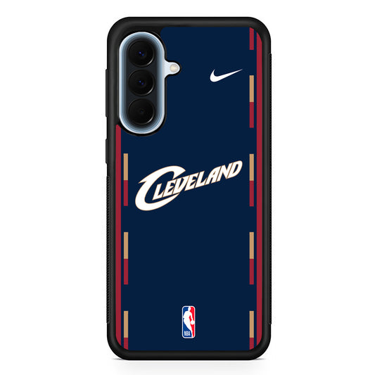 NBA Cleveland Cavaliers Navy Nike Samsung Galaxy A57 Case | Slim Samsung Galaxy A57 Protective Case