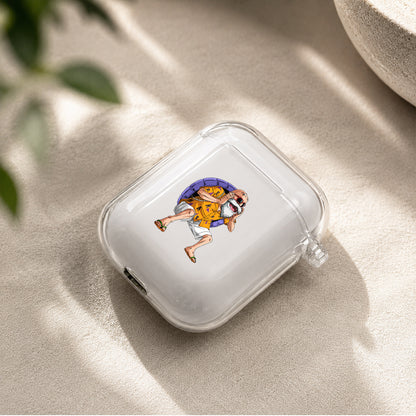 Dragon Ball Master Roshi Shouted Protective Clear Case Cover For Apple Airpods | Soft Silicone AirPods 1 / 2 Case | Protective Cover