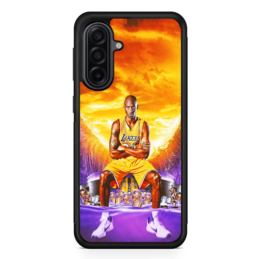 Kobe Bryant Legends Lakers Samsung Galaxy A17 Case | Durable Rubber Samsung Galaxy A17 Phone Case