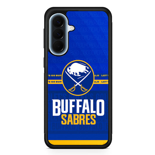 NHL Buffalo Sabres Blue Samsung Galaxy A57 Case | Slim Samsung Galaxy A57 Protective Case