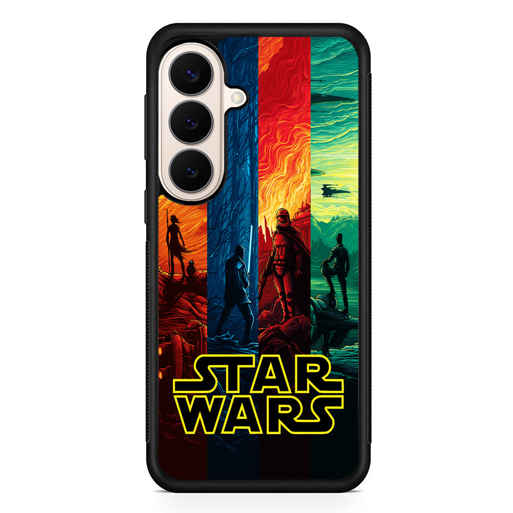 Star Wars Poster Colorful Samsung Galaxy S26 Case | Durable Protective Rubber Cover