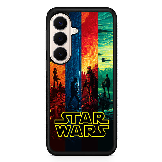 Star Wars Poster Colorful Samsung Galaxy S26 Case | Durable Protective Rubber Cover