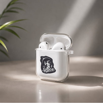 I Need More Space Protective Clear Case Cover For Apple Airpods | Soft Silicone AirPods 1 / 2 Case | Protective Cover