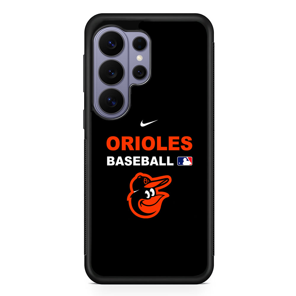 MLB Baltimore Orioles Black Nike Samsung Galaxy S26 Ultra Case | Slim Durable Protective Cover