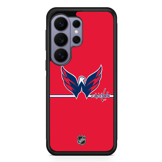NHL Washington Capitals Red Samsung Galaxy S26 Ultra Case | Protective Rubber Cover