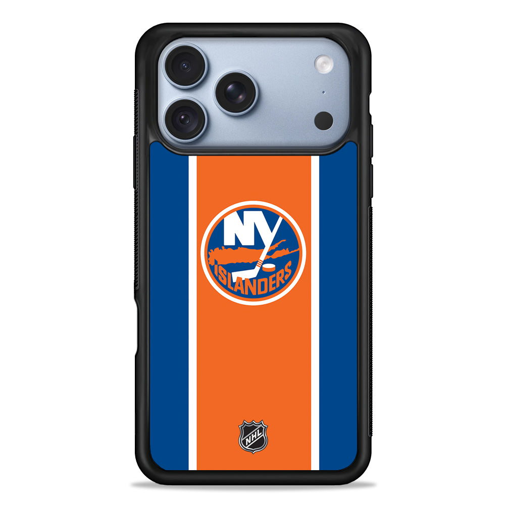 NHL New York Islanders Orange iPhone 18 Pro Case - iPhone 18 Pro Silicone Case