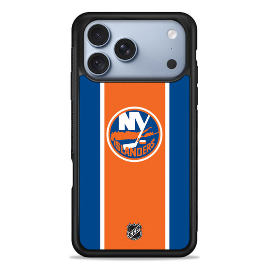NHL New York Islanders Orange iPhone 18 Pro Case - iPhone 18 Pro Silicone Case