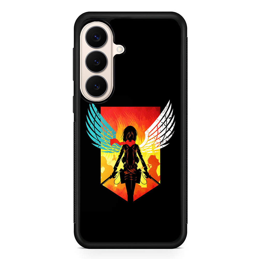 Mikasa Ackerman Art Samsung Galaxy S26 Case | Durable Protective Rubber Cover