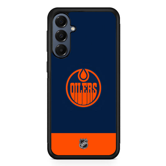 NHL Edmonton Oilers Navy Samsung Galaxy A16 Case | Slim Protective Cover for Samsung Galaxy A16
