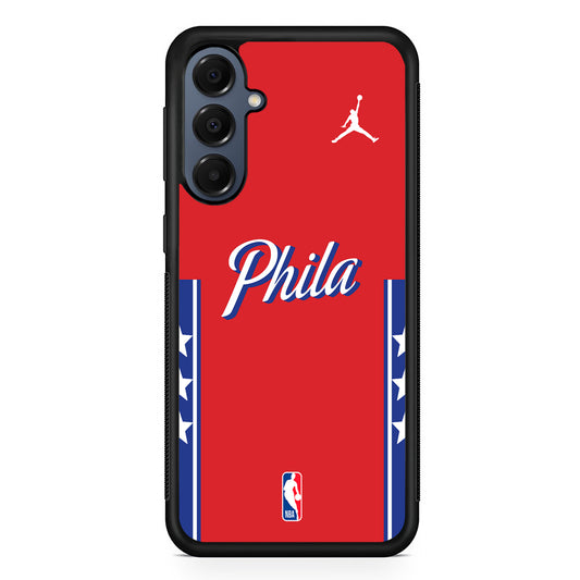 NBA Philadelphia 76ers Red Jordan Samsung Galaxy A16 Case | Slim Protective Cover for Samsung Galaxy A16