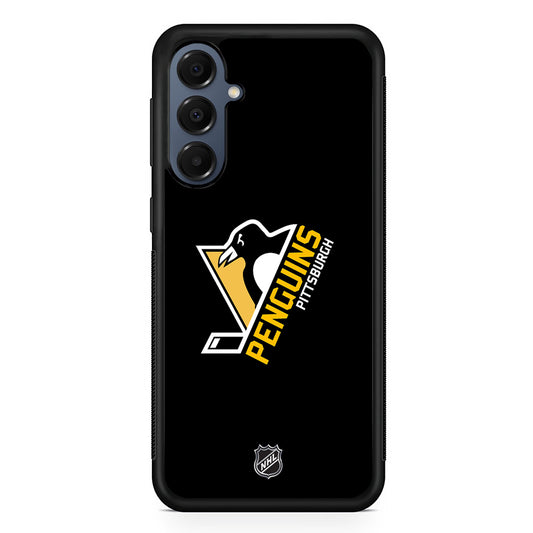 NHL Pittsburgh Penguins Black Samsung Galaxy A16 Case | Slim Protective Cover for Samsung Galaxy A16