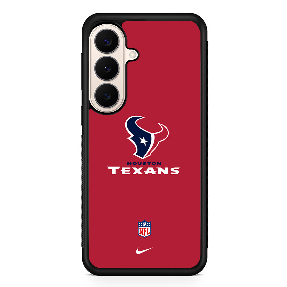 NFL Houston Texans Red Nike Samsung Galaxy S26 Case – Slim Protective Phone Cover