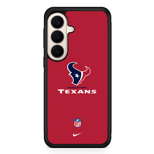 NFL Houston Texans Red Nike Samsung Galaxy S26 Case – Slim Protective Phone Cover