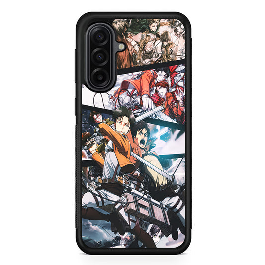 Levi Eren Collage Samsung Galaxy A17 Case | Durable Rubber Samsung Galaxy A17 Phone Case