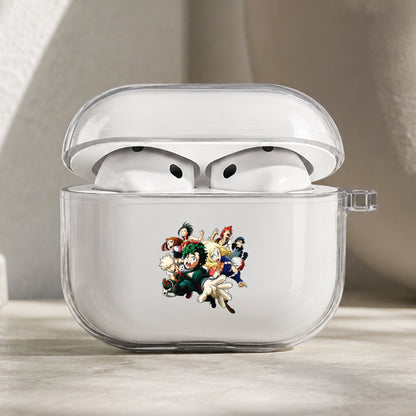 My Hero Academia Character Protective Apple AirPods Pro 3 Clear Case | Shockproof Cover