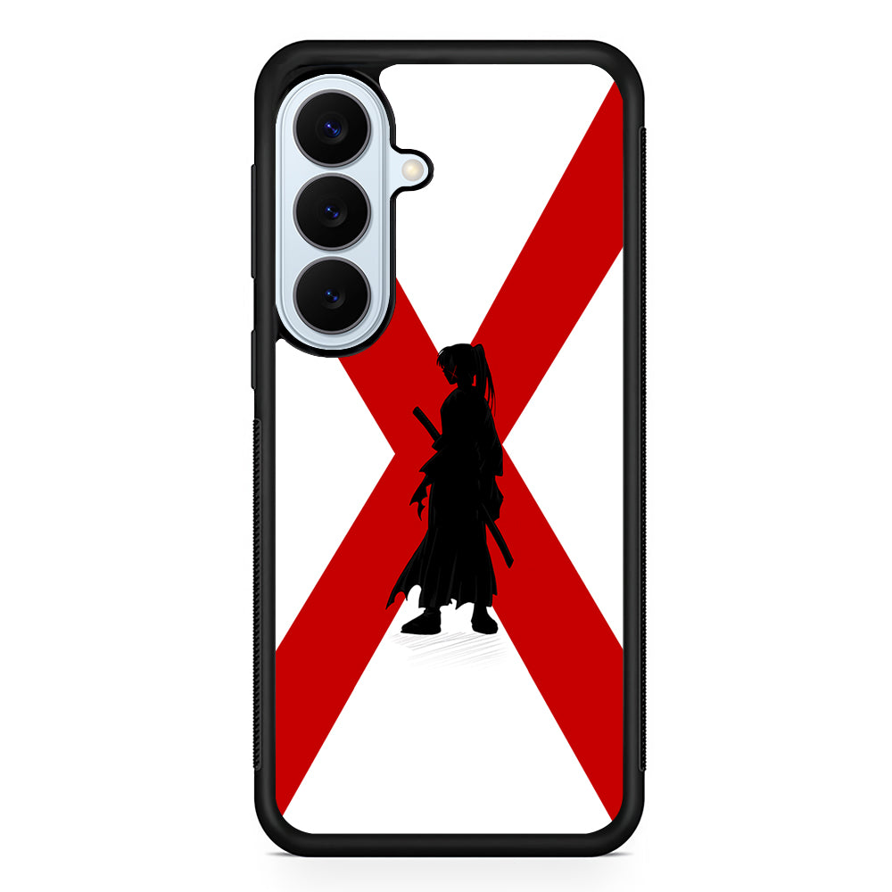 Samurai X Kenshin Silhouette Samsung Galaxy S26 Plus Case | Slim Protective Rubber Cover