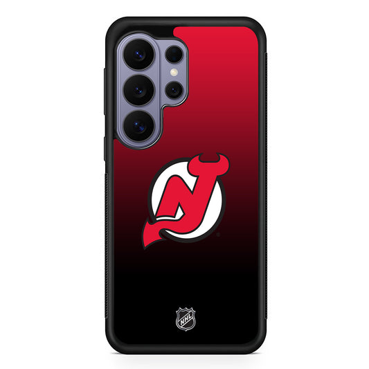NHL New Jersey Devils Gradient Samsung Galaxy S26 Ultra Case | Protective Rubber Cover