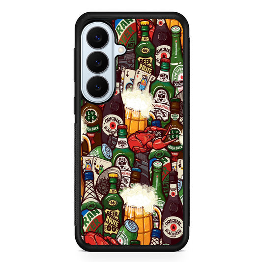 Beer Bottle Art Samsung Galaxy S26 Plus Case | Slim Protective Rubber Cover