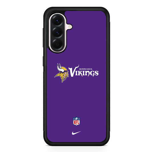 NFL Minnesota Vikings Purple Nike Samsung Galaxy A56 Case | Samsung Galaxy A56 Protective Rubber Case