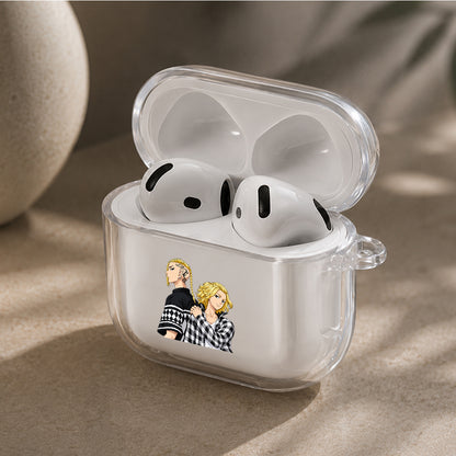 Tokyo Revengers Draken Mikey Protective Apple Airpods 4 Clear Case - Durable Clear Protection