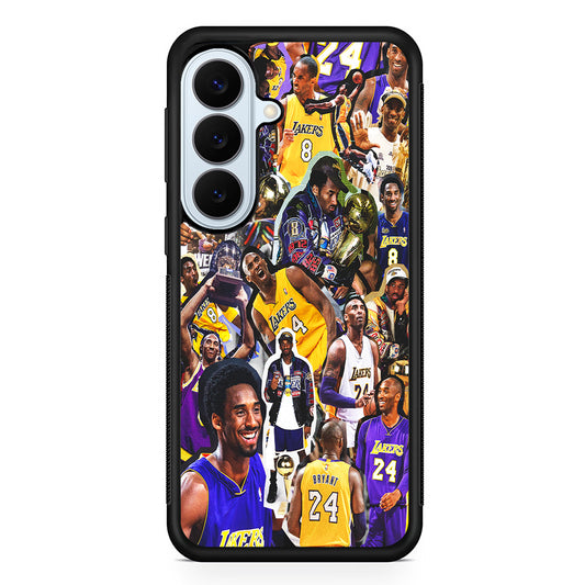 Kobe bryant lakers Collage Samsung Galaxy S26 Plus Case | Slim Protective Rubber Cover