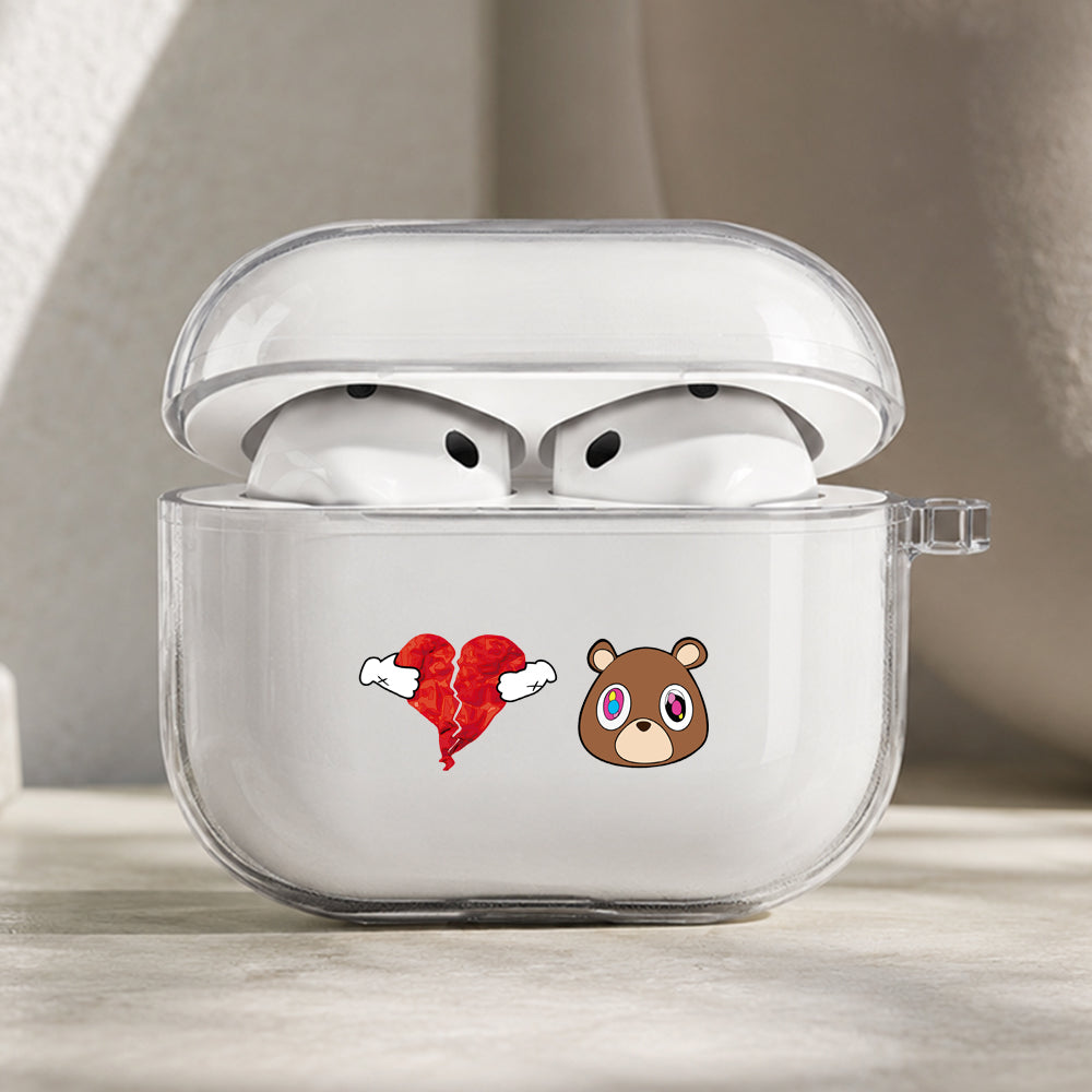 Kanye West Iconic Album Protective Apple AirPods Pro 3 Clear Case | Shockproof Cover