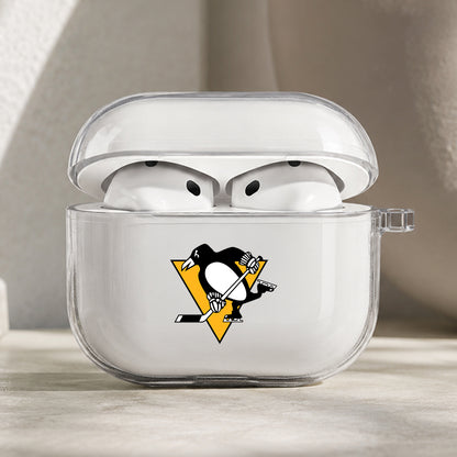 NHL Pittsburgh Penguins Symbol Protective Apple AirPods Pro 3 Clear Case | Shockproof Cover
