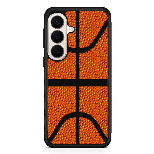 Basketball Pattern Samsung Galaxy S26 Case | Durable Protective Rubber Cover