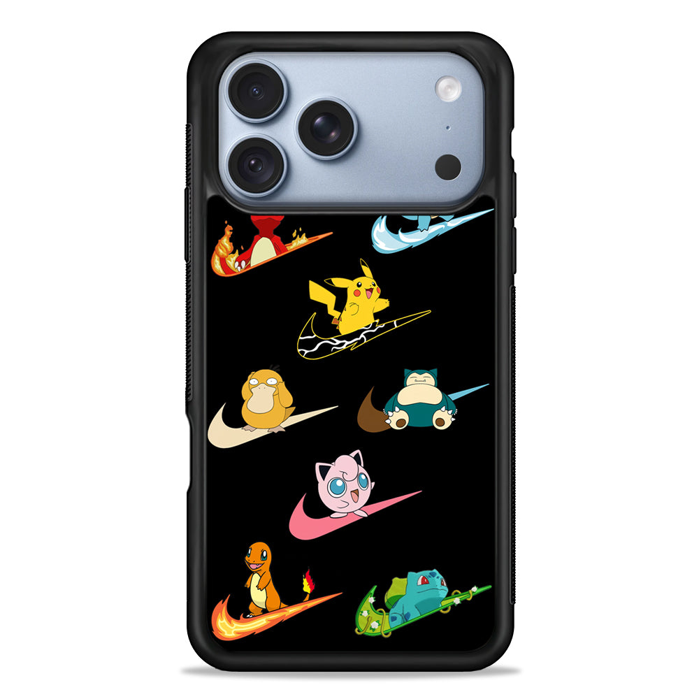 Nike Pokemon Collection iPhone 18 Pro Case - iPhone 18 Pro Silicone Case