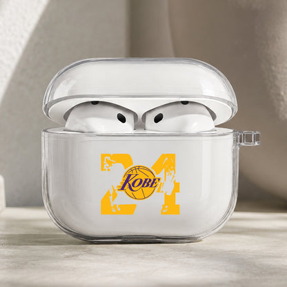 Kobe 24 Legend Lakers Protective Apple AirPods Pro 3 Clear Case | Shockproof Cover