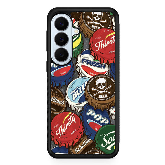 Bottle Cap Doodle Samsung Galaxy S26 Plus Case | Slim Protective Rubber Cover