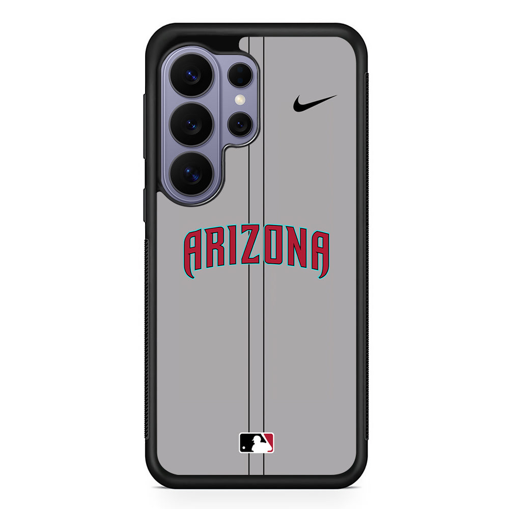 MLB Arizona Diamondbacks Gray Nike Samsung Galaxy S26 Ultra Case | Slim Durable Protective Cover