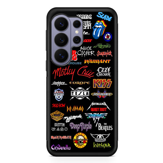 Rock and Metal Band Logo Samsung Galaxy S26 Ultra Case | Protective Rubber Cover