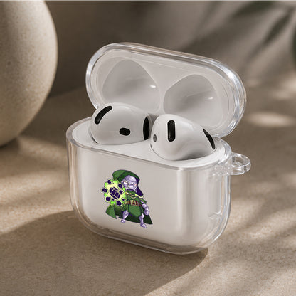 Doctor Doom Chibi Version Protective Apple Airpods 4 Clear Case - Durable Clear Protection