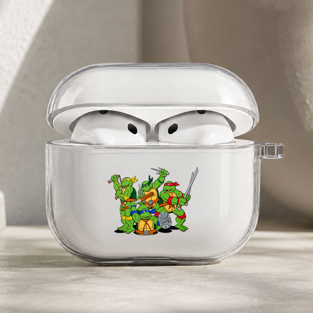 Teenage Mutant Ninja Turtles Protective Apple AirPods Pro 3 Clear Case | Shockproof Cover