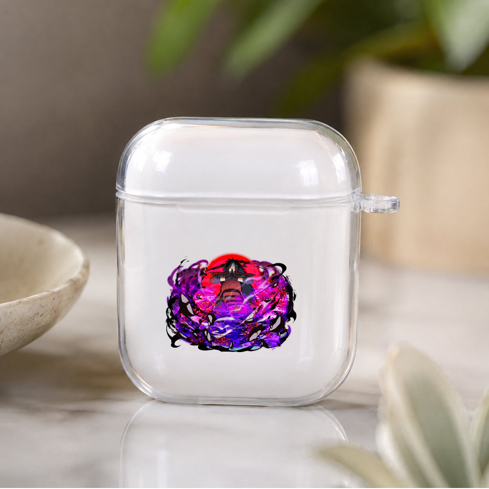 Uchiha Madara Ultimate Jutsu Protective Clear Case Cover For Apple Airpods | Soft Silicone AirPods 1 / 2 Case | Protective Cover