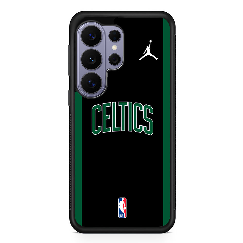 NBA Boston Celtics Black Jordan Samsung Galaxy S26 Ultra Case | Slim Durable Protective Cover