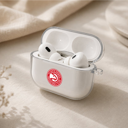 NBA Atlanta Hawks Symbol Protective Apple AirPods Pro 3 Clear Case | Shockproof Cover