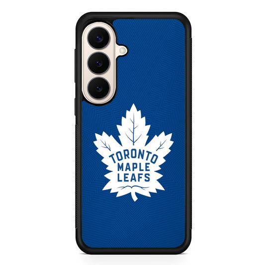 NHL Toronto Maple Leafs Pattern Samsung Galaxy S26 Case | Durable Protective Rubber Cover