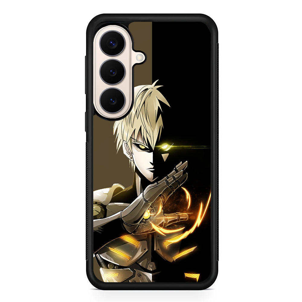 One Punch Man Genos Cyborg Samsung Galaxy S26 Case | Durable Protective Rubber Cover