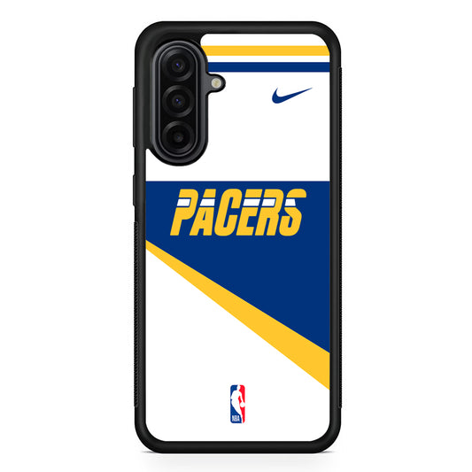 NBA Indiana Pacers White Nike Samsung Galaxy A17 Case | Durable Rubber Samsung Galaxy A17 Phone Case