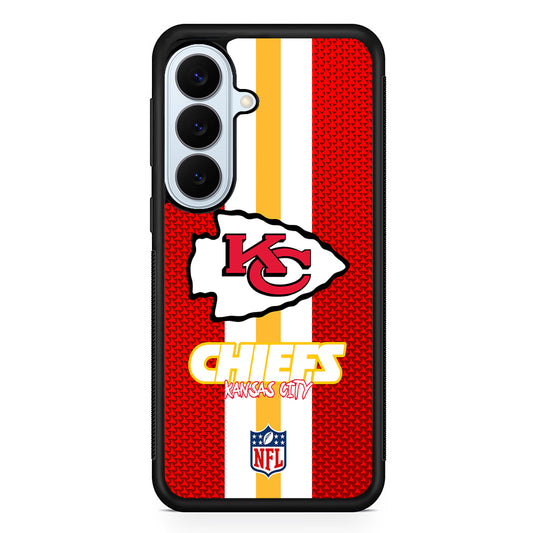 NFL Kansas City Chiefs Pattern Samsung Galaxy S26 Plus Case | Slim Protective Rubber Cover