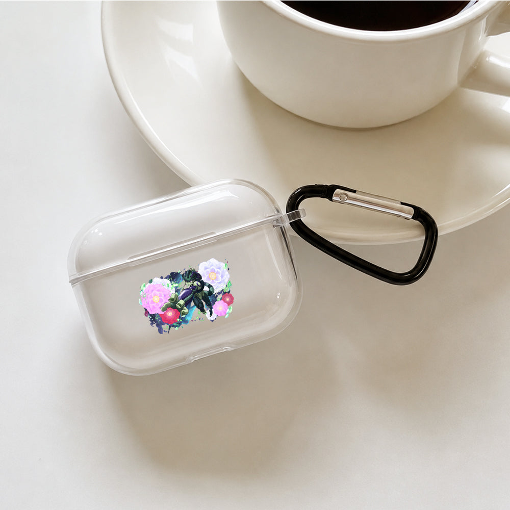 Hunter x Hunter Post Rose Meruem Protective Apple AirPods Pro 3 Clear Case | Shockproof Cover